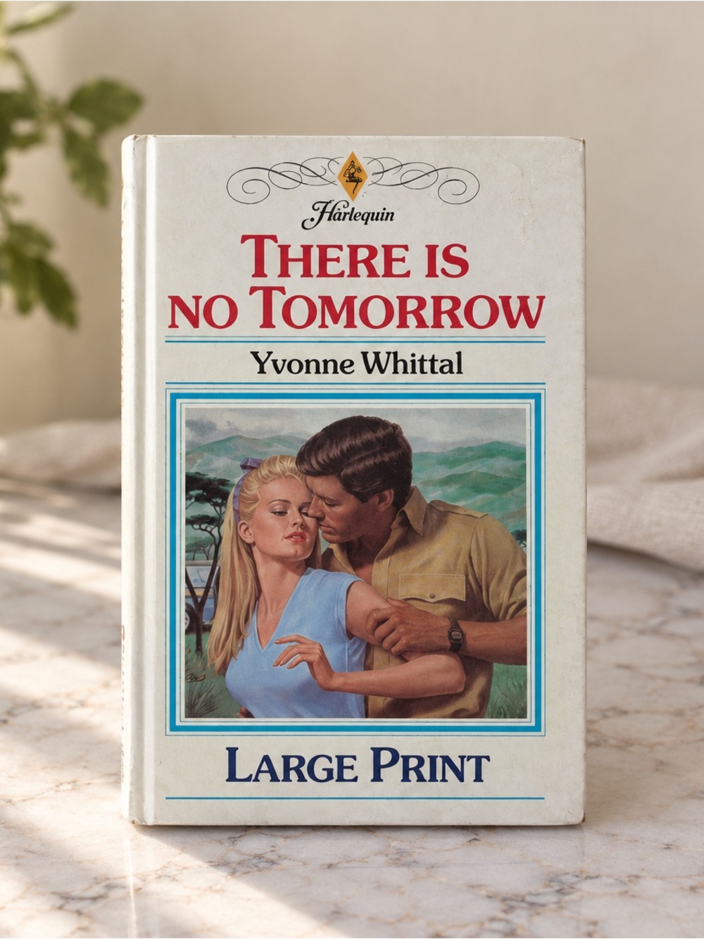 There Is No Tomorrow By Yvonne Whittal‎ Hardcover Large Print Romance 1989